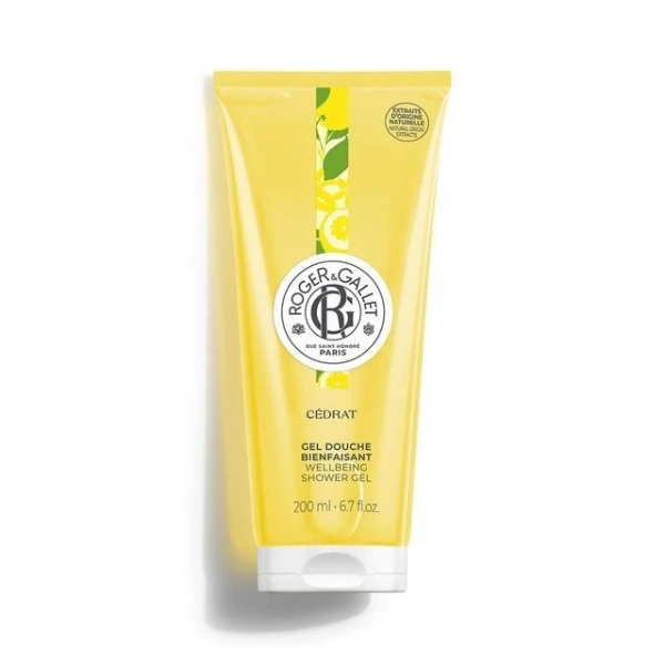 Roger & Gallet, Well Being Cedrat, żel pod prysznic, cedrat i kardamon, 200ml
