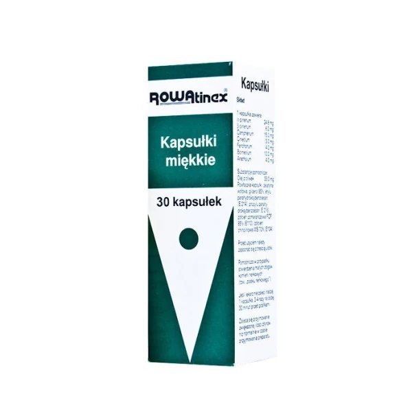 Rowatinex, lek złożony, 30 kapsułek