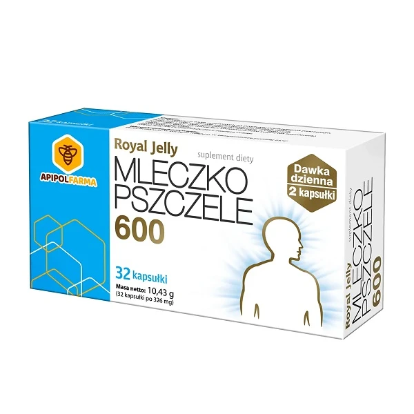 Royal Jelly Mleczko Pszczele 600, 32 kapsułki