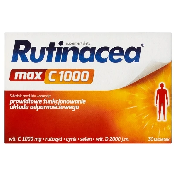 Rutinacea Max C1000, 30 tabletek