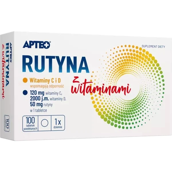 Rutyna z witaminami, Apteo, 100 tabletek