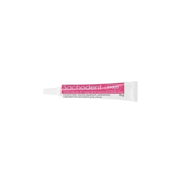 Sachodent 87,1mg/g, żel do stosowania w jamie ustnej, 10g