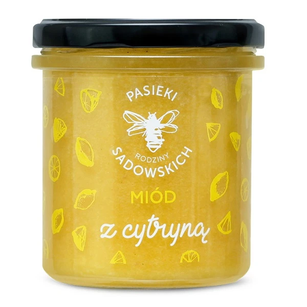 Pasieki Rodziny Sadowskich, miód z cytryną, 430g