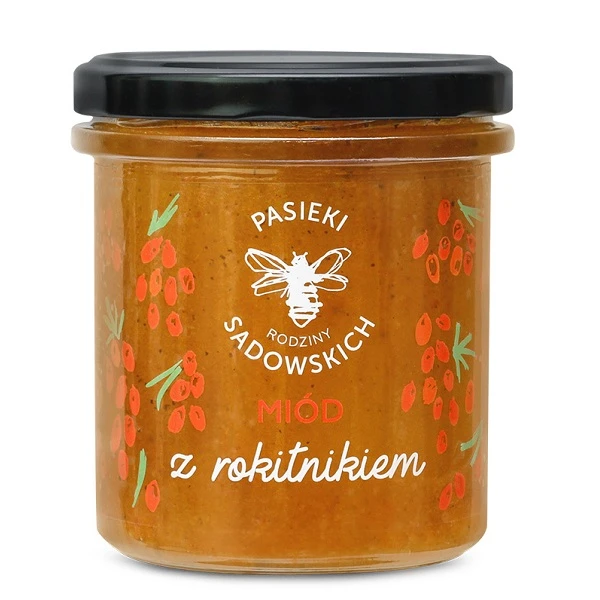 Pasieki Rodziny Sadowskich, miód z rokitnikiem, 430g
