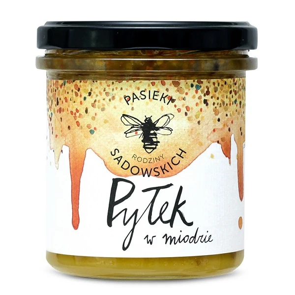 Pasieki Rodziny Sadowskich, pyłek pszczeli w miodzie, 400g
