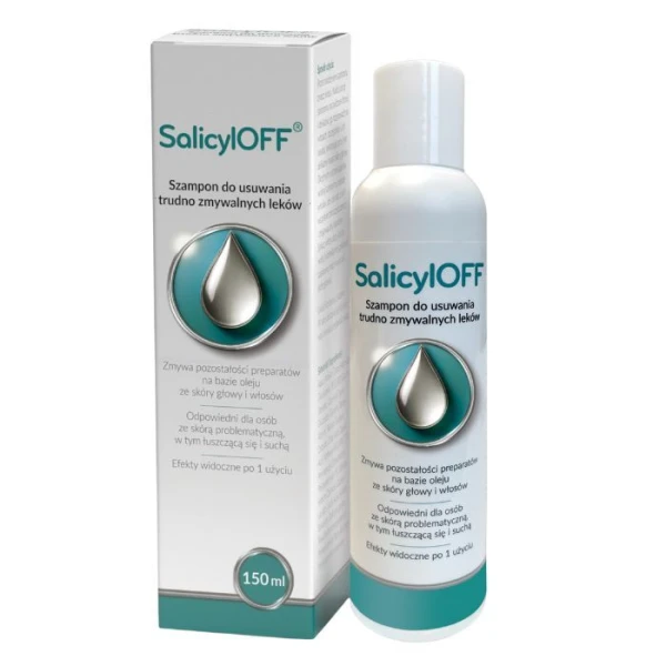 SalicylOFF, szampon do usuwania trudno zmywalnych leków, 150ml