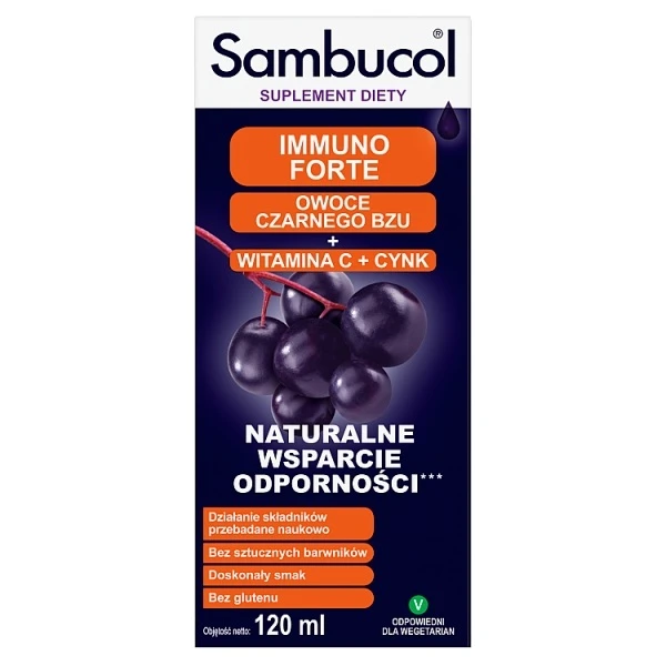 Sambucol Immuno Forte, płyn, 120ml image