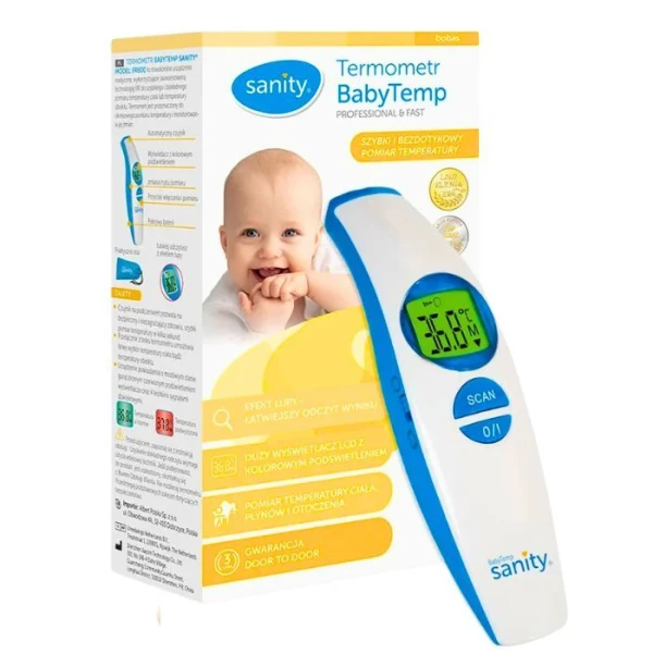 Sanity, BabyTemp, termometr bezdotykowy na podczerwień, FR 800, 1 sztuka