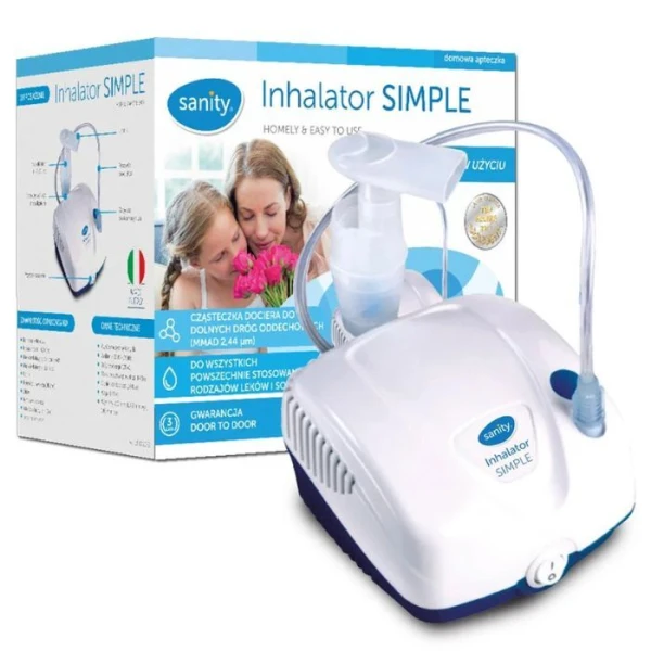 Sanity Simple, inhalator tłokowy dla dzieci i dorosłych, 1 sztuka
