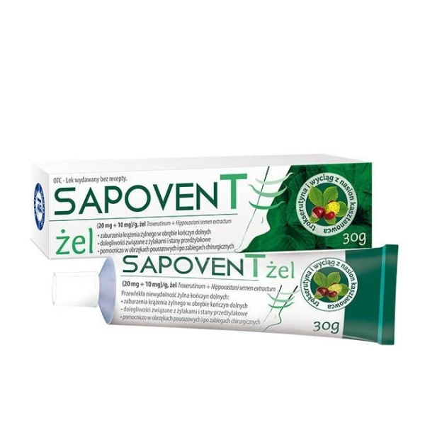 Sapoven T (20mg+100mg)/g, żel, 30g