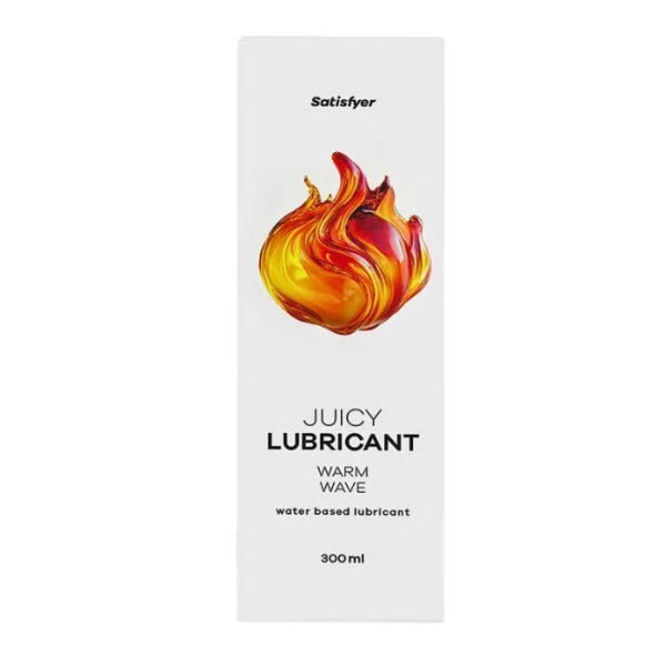 Satisfyer Juicy Lubricant, żel intymny na bazie wody, Warming Wave, 300ml