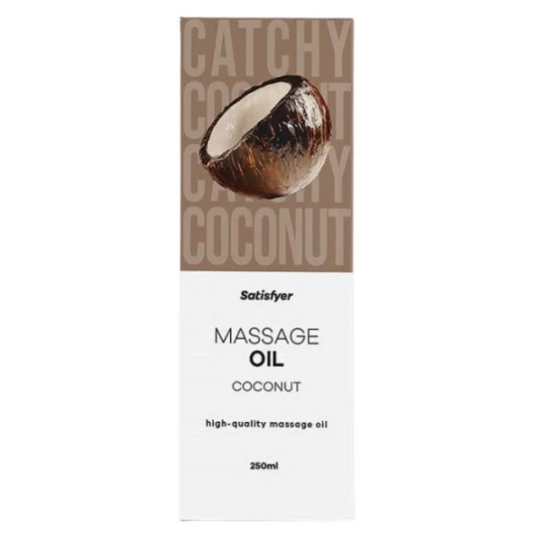Satisfyer Massage Oil, olejek do masażu, Coconut, 250ml