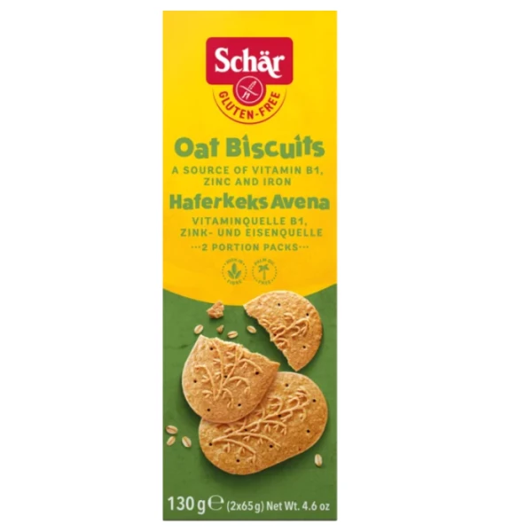 Schar, herbatniki owsiane, bezglutenowe, 130g