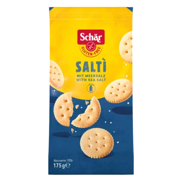 Schar, krakersy solone, bezglutenowe, 175g