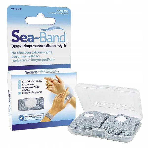 Sea-Band, Opaski akupresurowe przeciw mdłościom, 1 para
