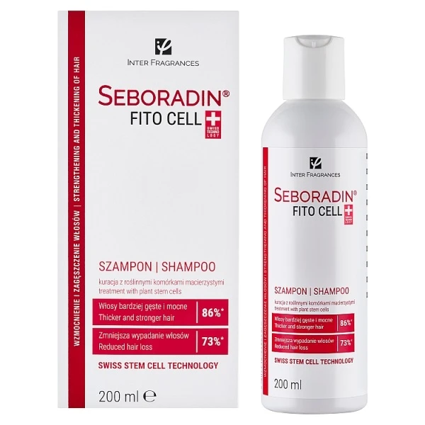 Seboradin FitoCell, szampon stymulujący odrost włosów, 200ml