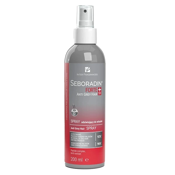 Seboradin Forte, spray odsiwiający do włosów, 200ml