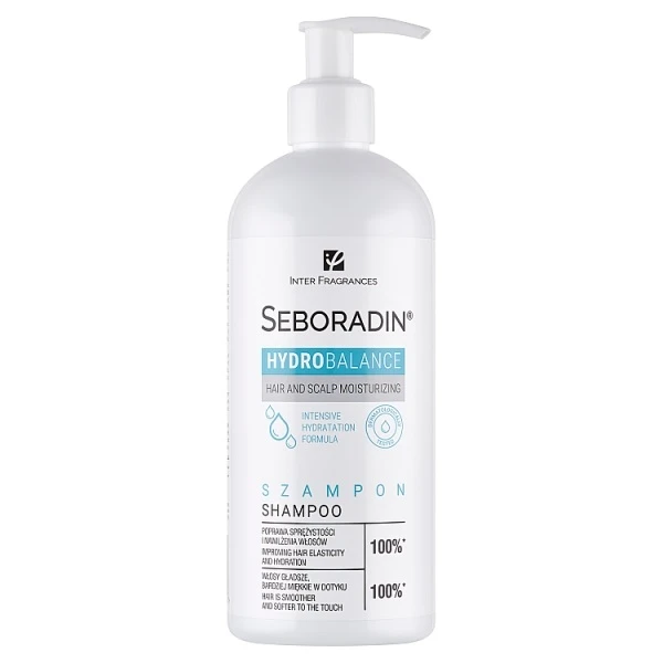 Seboradin Hydro Balance, szampon do włosów potrzebujących nawilżenia, 400ml