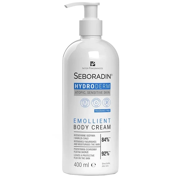 Seboradin Hydroderm, krem ciała, skóra atopowa, wrażliwa i sucha, 400ml