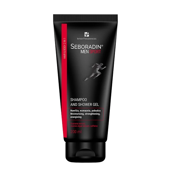Seboradin Men, szampon i żel 2w1 Sport, 200ml