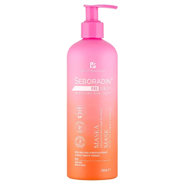 Seboradin Pro Density, maska do włosów przerzedzonych, 400ml