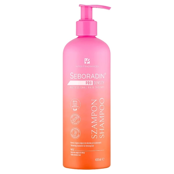 Seboradin Pro Density, szampon do włosów przerzedzonych, 400ml