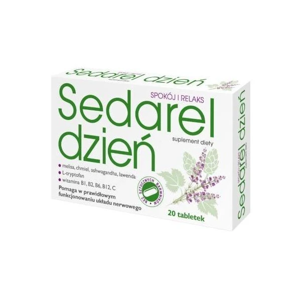 Sedarel Dzień, spokój i relaks, 20 tabletek