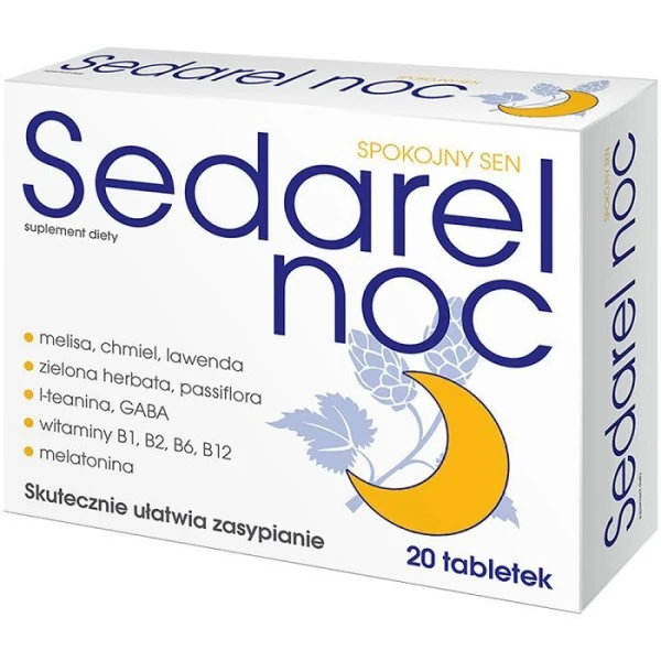 Sedarel Noc, spokojny sen, 20 tabletek