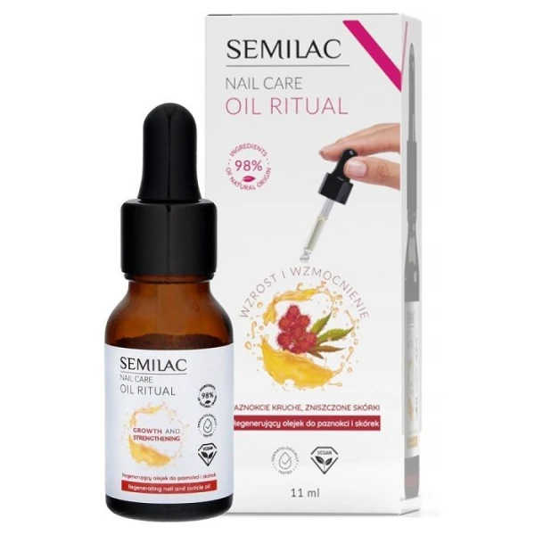 Semilac Oil Ritual, regenerujący olejek do paznokci i skórek, 11ml