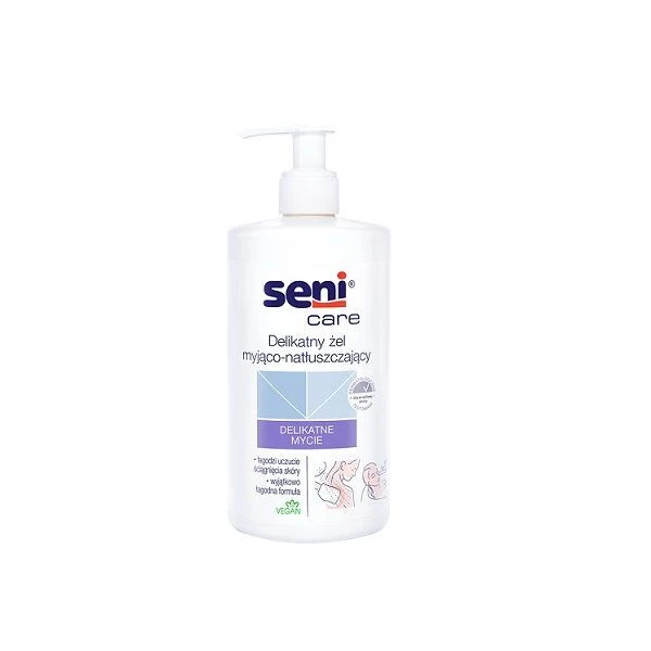 Seni Care, delikatny żel myjąco-natłuszczający, 500ml