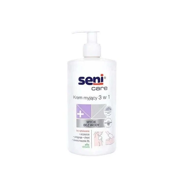 Seni Care, krem myjący 3w1, 1000ml