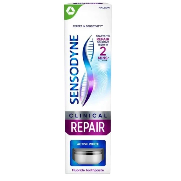 Sensodyne Clinical Repair, Active White, pasta do zębów wrażliwych, 75ml