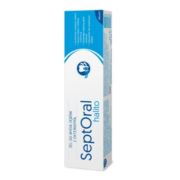 SeptOral Halito, żel do mycia zębów z oktenidyną, po 6 roku życia, 100ml