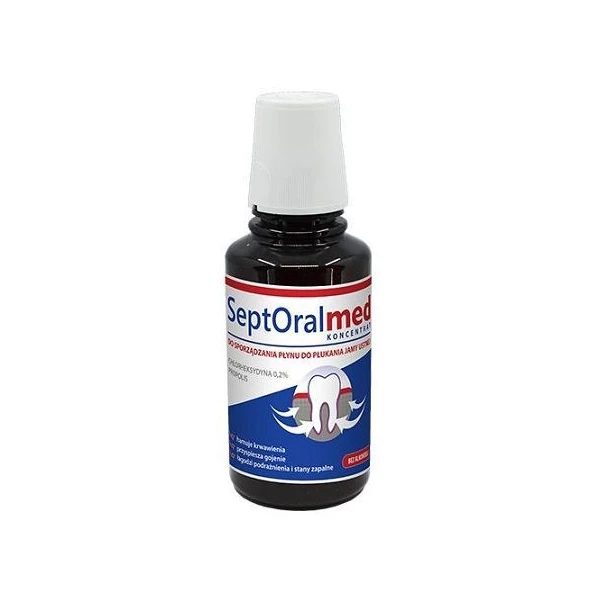 SeptOral Med, koncentrat do sporządzania płynu do płukania jamy ustnej, 200ml