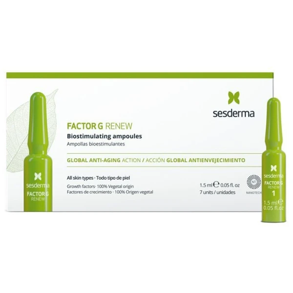 Sesderma Factor G Renew, ampułki biostymulujące, 7x1,5ml