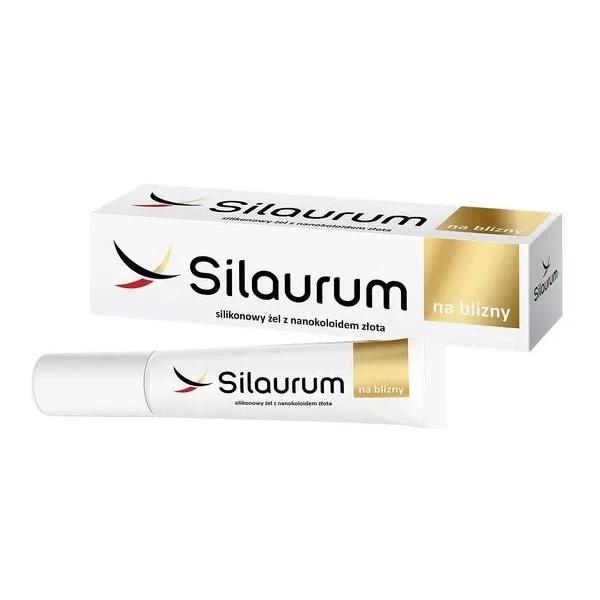 Silaurum, silikonowy żel na blizny z nanokoloidem złota, 15ml
