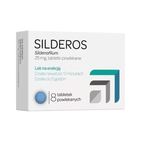 Silderos 25mg, 8 tabletek