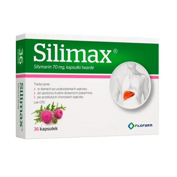 Silimax 70mg, 36 kapsułek