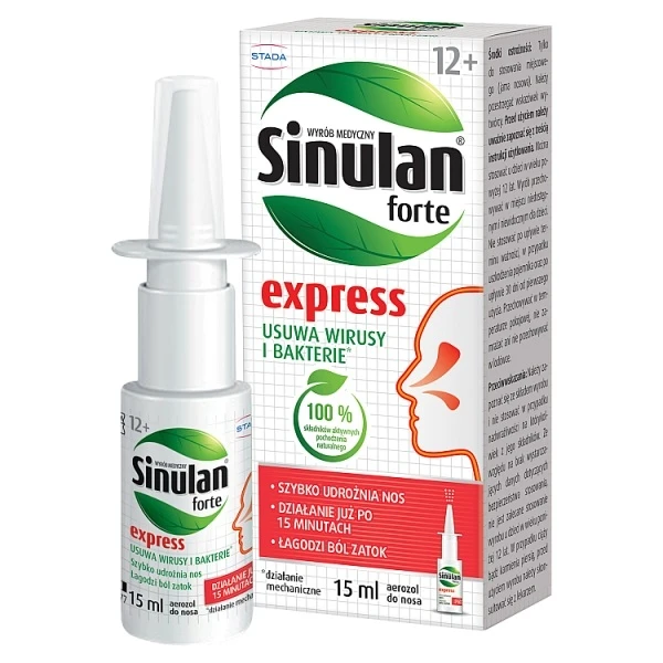 Sinulan Express Forte, aerozol do nosa, 15ml