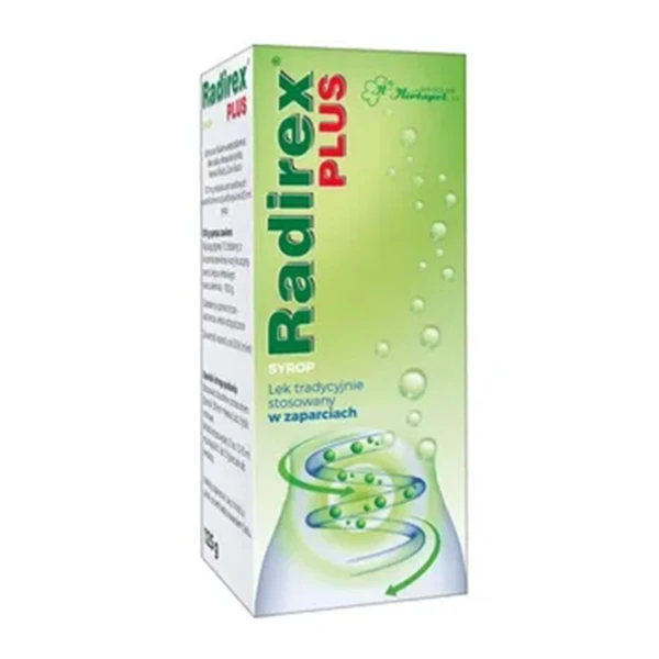 Radirex Plus, syrop na zaparcia, 125g