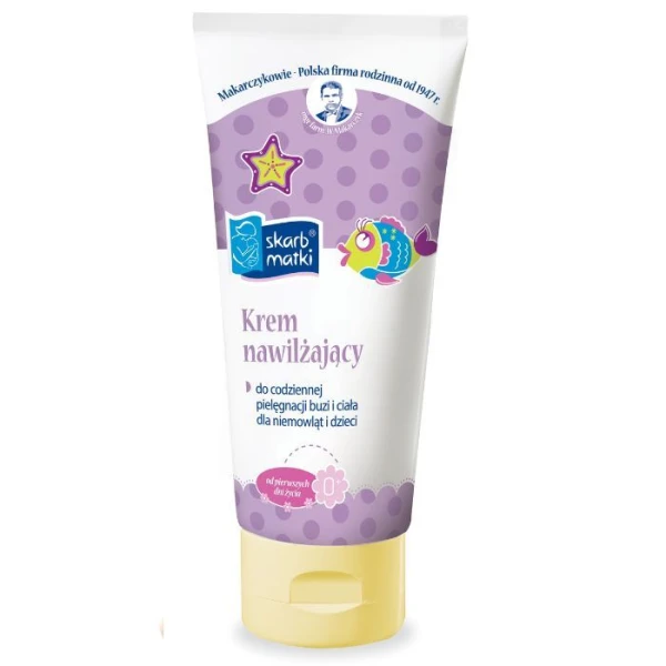 Skarb Matki, krem nawilżający dla dzieci, do twarzy i ciała, od urodzenia, 75ml
