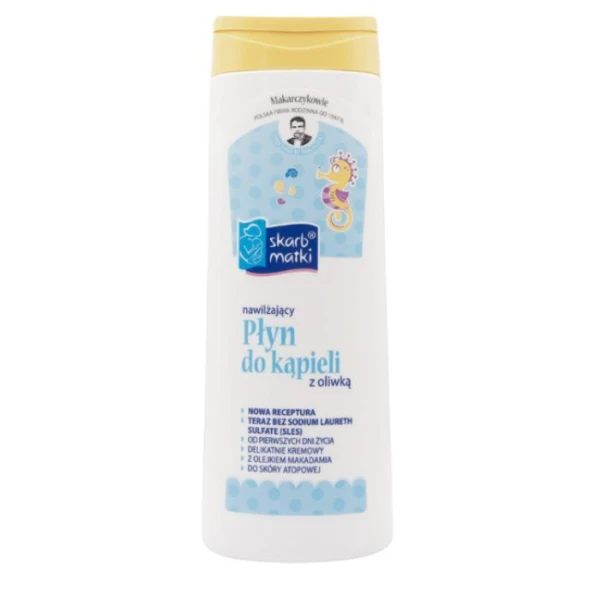 Skarb Matki, płyn do kąpieli z oliwką, od urodzenia, 400ml