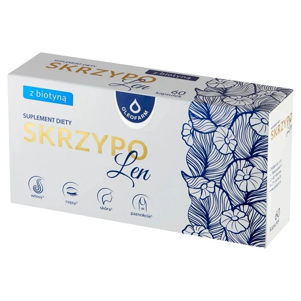 SkrzypoLen z biotyną, 60 kapsułek