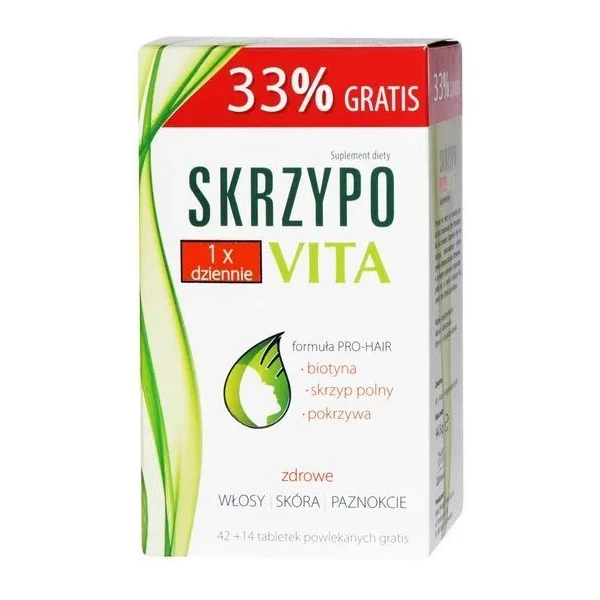 Skrzypovita 1 x dziennie, 56 tabletek