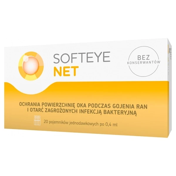 Softeye Net, żel do oczu, 20 minimsów po 0,4ml