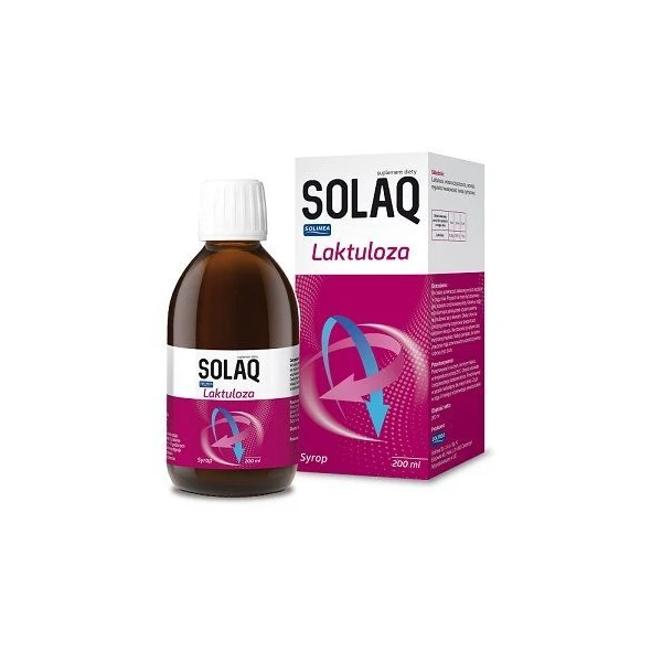 Solaq Laktuloza, syrop, dla dzieci i dorosłych, 200ml