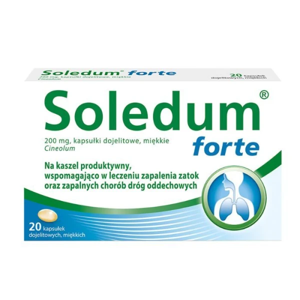 Soledum Forte 200mg, 20 kapsułek