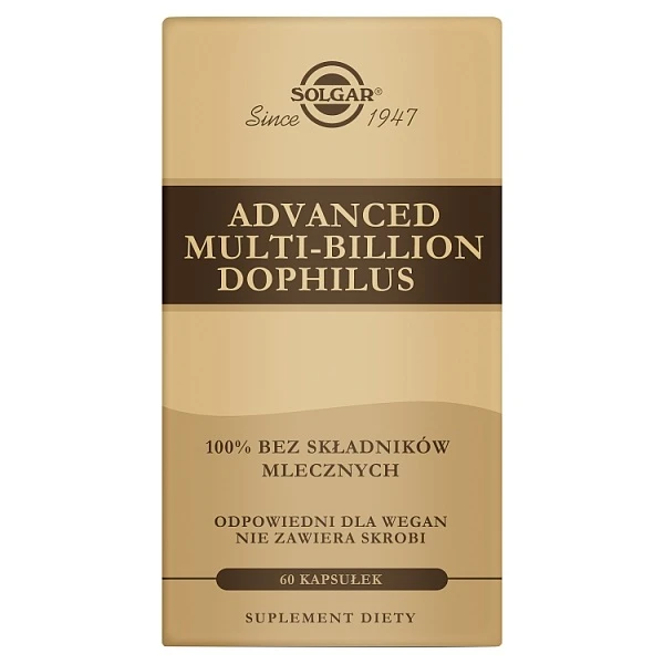Solgar Advanced Multi-Billion Dophilus, 60 kapsułek