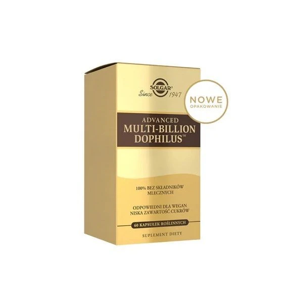 Solgar Advanced Multi-Billion Dophilus, 60 kapsułek