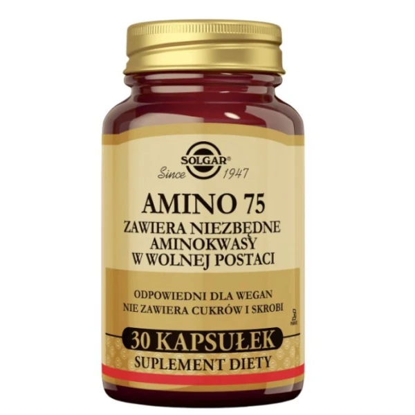 Solgar Amino 75, 30 kapsułek
